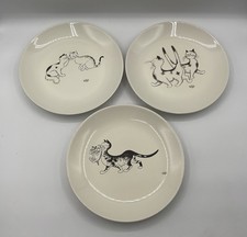 Lot Of 3 Dubout 2002 Ceramic