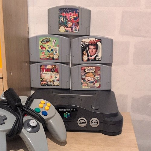 Nintendo pal black grey - 64, black/grey