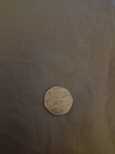 Saxon 50 Pence Coin From Great Britain