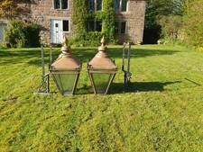 Set of 2 brass reclaimed