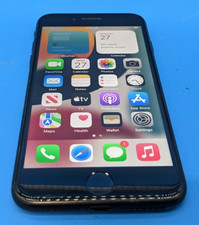 Apple iPhone 7 Unlocked Black 32GB A1778 2016 Functional Scratches on Screen