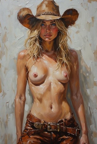Naked cowgirl breasts nude - cowgirl,