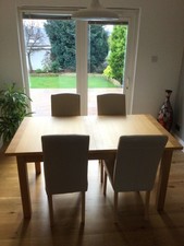 dining table and 4 chairs set