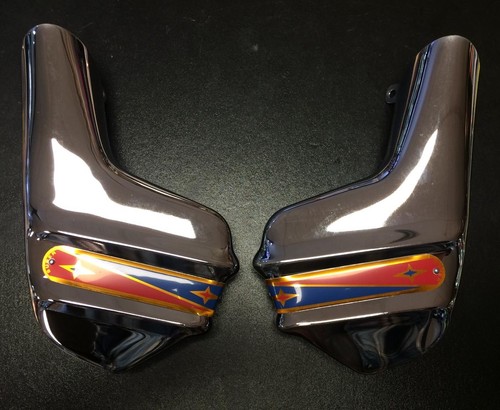 Front fork link covers