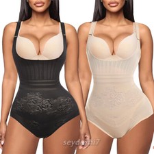 Women's Firm Tummy Control Shapewear Full Body Shaper Slimming Seamless Bodysuit