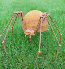 Rusty Metal Spider Garden