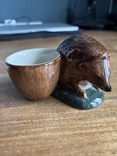 Hedgehog Egg Cup and Ceramic
