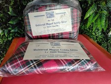 NEW OLD STOCK TARTAN SEAT COVERS MOPED SCOOTER 1960S PUCH ETC