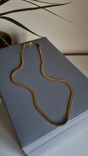 18k gold plated herringbone - 18k,
