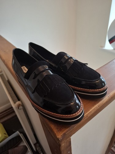 Dune london black - black, leather