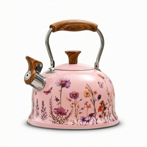 Stovetop tea kettle floral - tea,