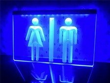 TOILET Neon LED Light Sign Bar