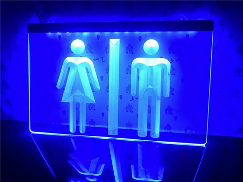 Toilet neon led - led, sign