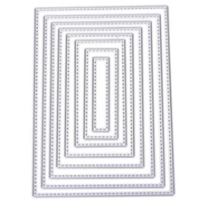 Rectangle Stitch Frame Metal