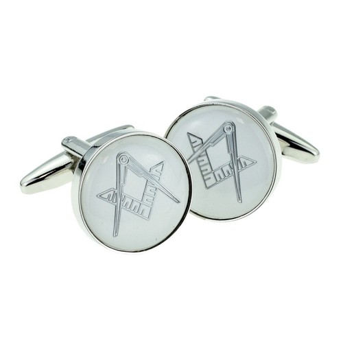 Silver white enamelled - &,