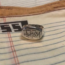STUSSY Stock Logo Signet Ring