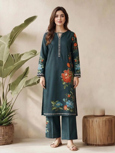 Limelight printed lawn - limelight,
