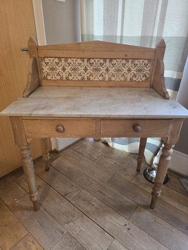 Rare victorian marble wood - victorian,