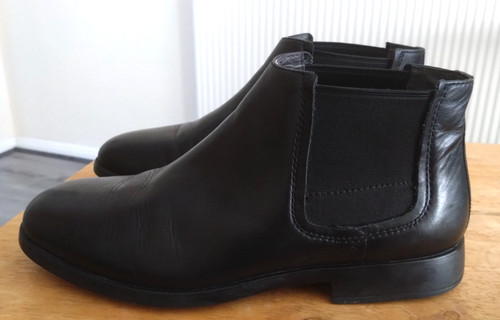 Camper black soft - camper, leather