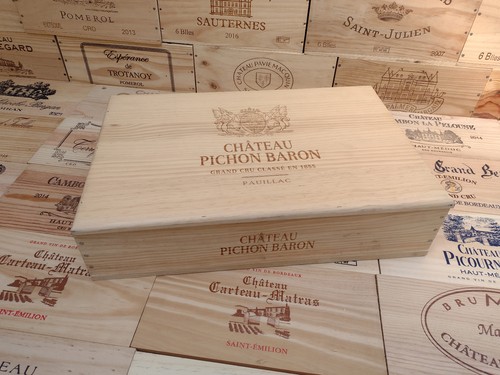 Wooden wine box - box, with