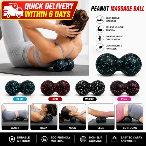 Massage ball fitness peanut - massage,