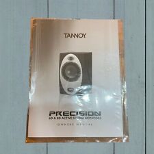 Tannoy 6D-8D Active Studio Monitors Speakers Owners Manual