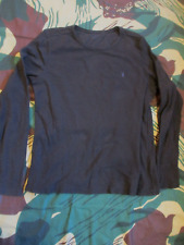 ORIGINAL mans ALL SAINTS muse L/S crew RIBBED TOP JUMPER SWEATSHIRT large BROWN