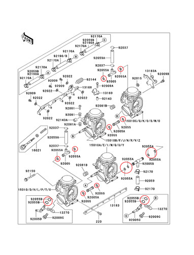 Kawasaki zzr600 d1 - zzr600, 90-92