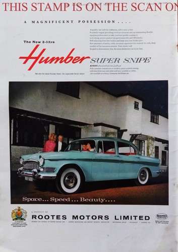 Humber super snipe saloon - 'super, snipe'