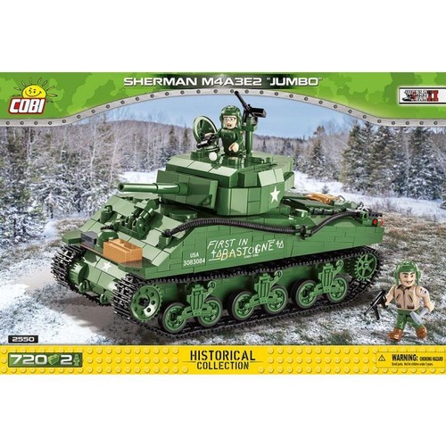 Cobi 2550 wwii sherman m4a3e2 - sherman,