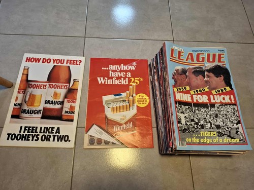 Assorted vintage rugby - assorted,