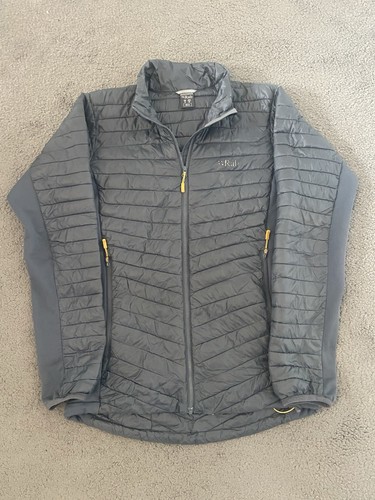 Grey mens rab puffer - rab,