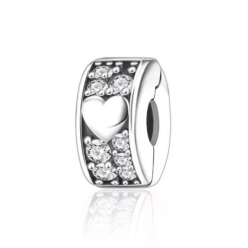 Sparkling love heart round - sparkling,