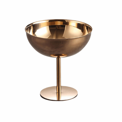 Stainless steel shorty salad - stainless,