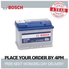 Bosch S4008 Car Battery 12V