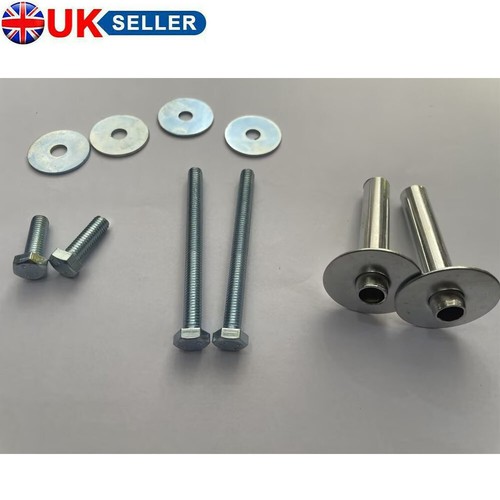 Leg shield bolts - leg, spacers