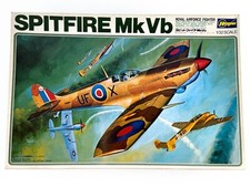 NICE LARGE HASEGAWA 1/32 model kit. SPITFIRE MKVb. kit no. S18 !!!LOOK!!!