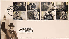 2024  FDC -Winston Churchill - Westerham ( Signature) Pmk - Post Free