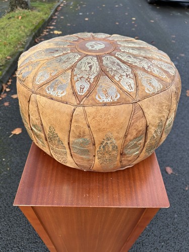 Vintage pouffe egyptian - vintage,