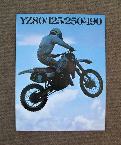 1985 yamaha yz80 125 - yamaha, yz80/125/250/490