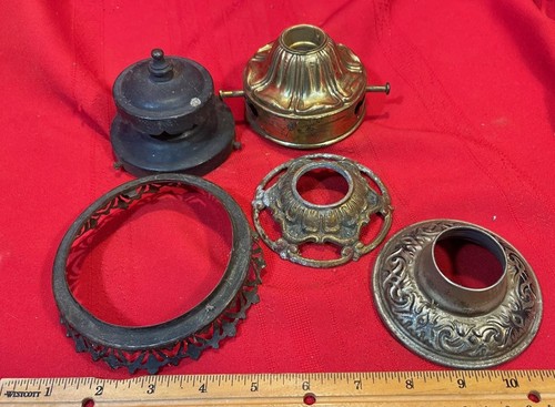 Assorted oil and electric lamp - and,
