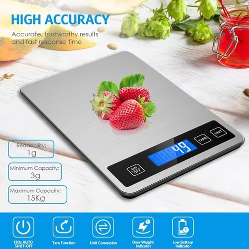 15kg digital kitchen scales - digital,