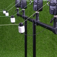 3 x Carp Fishing Bobbins White