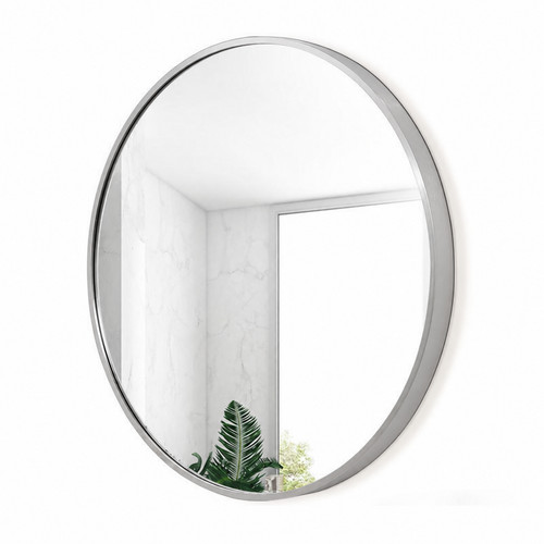 50cm round wall mirror - round, –