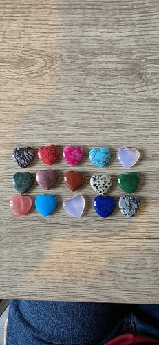 Set crystal hearts - set,