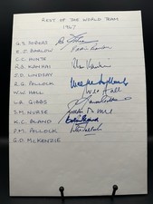 Rest of the World Team 1967 X9