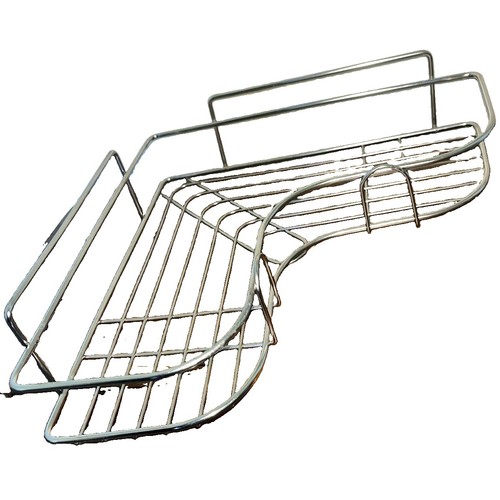 Silver metal corner - silver, rack