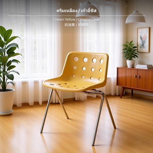 Retro cheese hole chair modern - retro,
