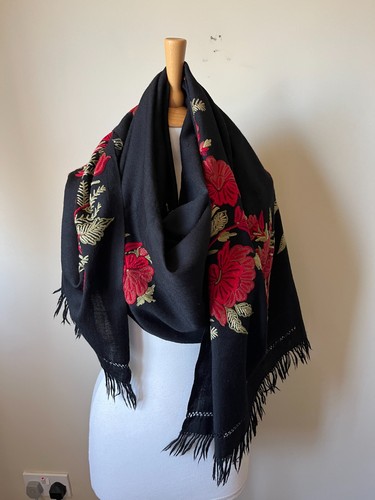 Kashmiri embroidered shawl - kashmiri,