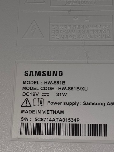 Samsung s61b home - samsung, hw-s61b/xu
